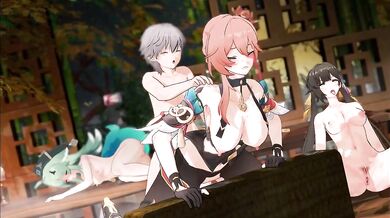 "Hentai Honey and Her Sexy Black Stockings"