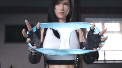 Tifa shows you her panties and you become a level 3 toaster.
