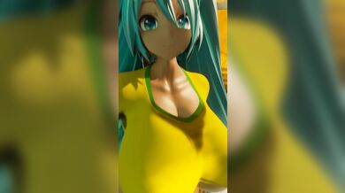 Watch as this beautiful Brazilian futa Miku gets penetrated in the ass by a well-endowed cock! This NSFW hentai PORN video is not to be missed.