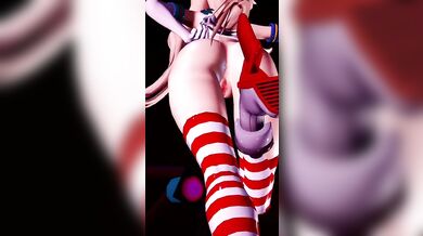 'Shimakaze: The Wave-Making Sword - A Big Boom! [MMD R18] Ver. 2'