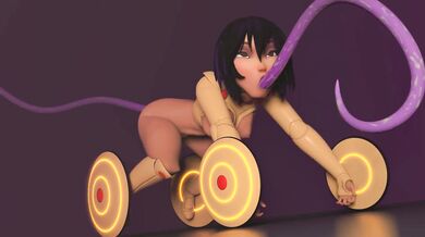"Sexy Asian Babe in a Quickie Loop of Orgasmic Bliss"