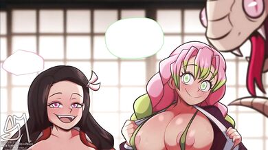 "Oh, my dear! You look so excited to see us. What are you thinking about?"