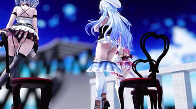 "Rolling and jiggling, Holly's live sex show!"