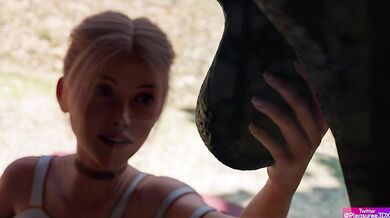 Rewritten: "The Naughty Neighbor"