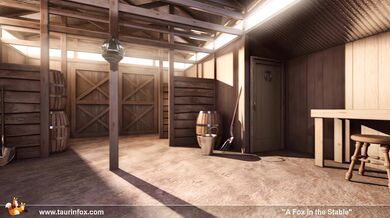 "Rumpy-Pumpy in the Barn with Taurus Fox"