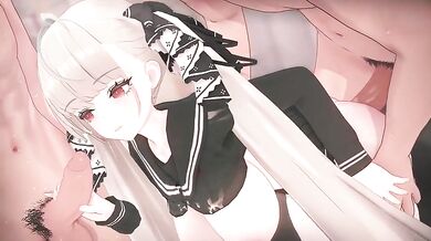 "Awakened by the Boss's Seductive Touch, Azur Lane"