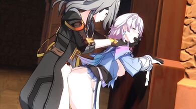 "Massaging Miko Takes a Slow and Steady Bath in the Springtime"
