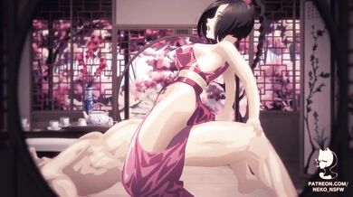 'Ty and Lee take a ride on a giant penis while fucking wildly in the backseat of a car.'