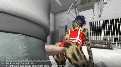 "Sexual Awakening of Saiko: Anal in Swimsuit [Furry] [XStory Player 3.5] - PJSXYB"