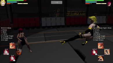 'Tiny Tinkerbell vs Muscular Bumble in a Hentai Wrestling Match'