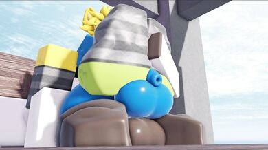 'Masculine Bunny Using a Plushie for Sensual Pleasure'