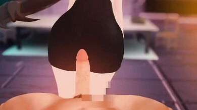 "The Hentai Artist: Yoo-hoo-hoo, client! What can I do for you?"