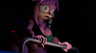 "Cumming on top of Julie's face while fisting her tight ass!"