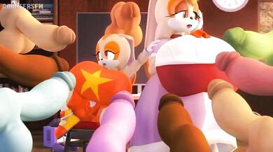 When the rabbit is big, he needs a lot of counters!