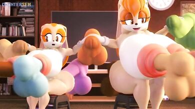 When the rabbit is big, he needs a lot of counters!