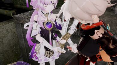 Kazuha, Tingyun and Fu Xuan indulge in a foot fetish fantasy