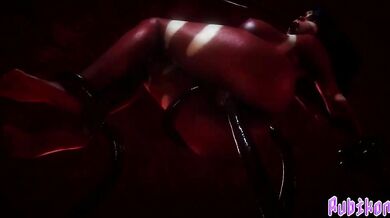 This is a hentai porn video featuring Nidalee and Tentacles having intense sex (Rewind)