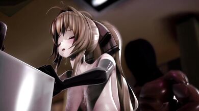 Bluee Tofu presents Isuzu Sento Sex in the Bathroom - a hentai porn video with a plot twist!