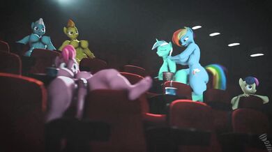Hentai Seduction: The Movie House Mistress and Her Thirsty Fans Scene-Fapping with SFM