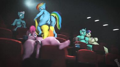 Hentai Seduction: The Movie House Mistress and Her Thirsty Fans Scene-Fapping with SFM