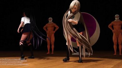 A young couple is getting it on in the bedroom, and things are starting to get heated when suddenly