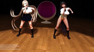 A young couple is getting it on in the bedroom, and things are starting to get heated when suddenly