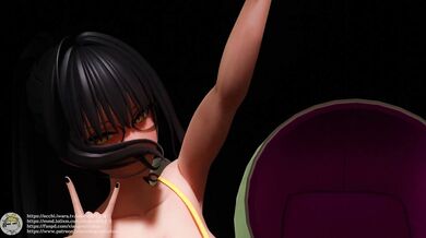 A young couple is getting it on in the bedroom, and things are starting to get heated when suddenly