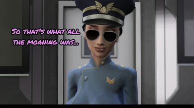 Watch the First Class Quickfire Hentai Porn Video where a hot girl gets gangbanged by two guys with big dicks in an airplane cabin during a flight