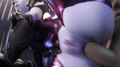 Mrs Blacks Split-Fucked Bunghole Gets Destroyed by Widowmaker (white version)