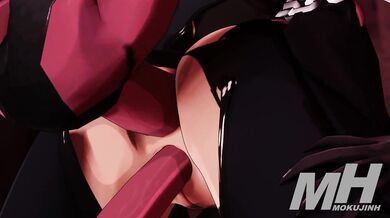 Makoto Nijimas Threesome Adventure with [Persona 5]s Mokujin Hornywood