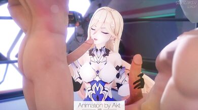 Watch as Durandal sucks a cock with clothes on in AKT, an adult film parody of the popular franchise