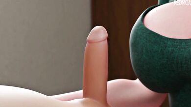 MILF Cass gets a blowjob from Red, her naughty nephew!