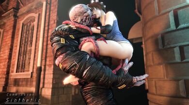 The Sexy Jill Nemesis, a Mannequin with Synthetic Skin, in R-Rated Hentai Video!