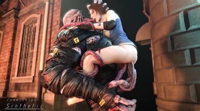 The Sexy Jill Nemesis, a Mannequin with Synthetic Skin, in R-Rated Hentai Video!