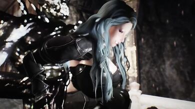 Skyrim - Monster Gargoyle Fuck A Female Thief