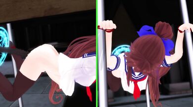 Watch as Hikari mounts her horse dildo and rides it wildly!