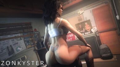 Naughty Neighbor Nico Tests Out Her Riding Skills Part 1 (Black) - Hardcore Anal Porn Movie - Zonkyster%