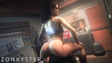 Naughty Neighbor Nico Tests Out Her Riding Skills Part 1 (Black) - Hardcore Anal Porn Movie - Zonkyster%