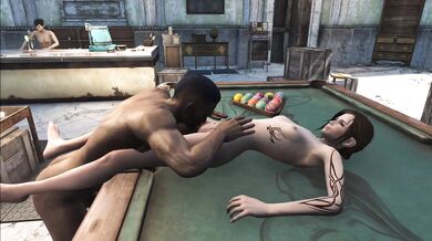 Ellie gets BLACKmailed by black men