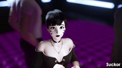 DVa goes clubbing and gets sucked off by strangers in the VIP area