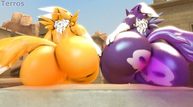 Watch the beautiful anime girl gets fucked in the desert by a huge dick!