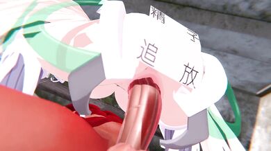 Big Titted Milf Blows Two Cocks While Masturbating With Her Assistant