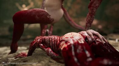 Watch the succubus with a demonic creature take control of their partner in this hot and steamy hentai porn scene