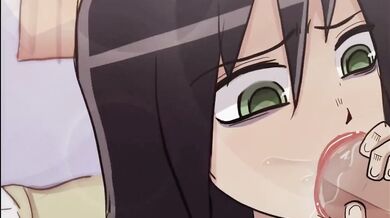 Write a sexy scenario involving Tomoko Kuroki that takes place in the future, where people have superpowers and live in a world of high-tech gadgets