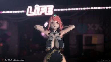 Xenoblade 2 - Pyras Thick Phone Number - MMD Version