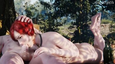 Shani’s Deepthroat Adventure with Geralt’s Dick - Niodreth