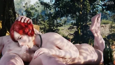 Shani’s Deepthroat Adventure with Geralt’s Dick - Niodreth