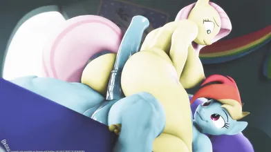 Sexy Galaxy Girls Doing Space SFM Groupsex with Flutts and Hotdogging