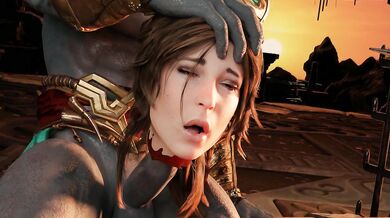 The Lara Fatality - Sexy archaeologist meets a monster in the dark tombs of Egypt