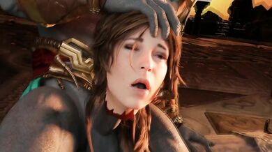 The Lara Fatality - Sexy archaeologist meets a monster in the dark tombs of Egypt